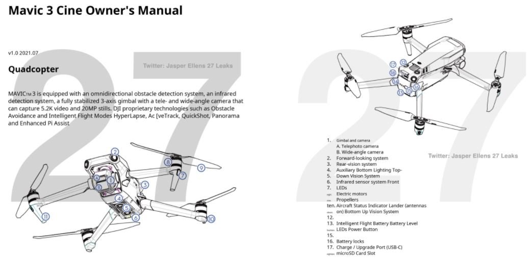 Manual dji mavic store air